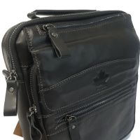Кожаная мужская сумка Canada 6003 black_1