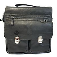Мужская кожаная сумка-портфель Canada 5002 black_0