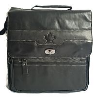 Сумка-портфель кожаная Canada 5001 black_0
