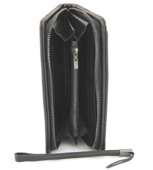 Клатч кожаный Prada 1606-14 Black
