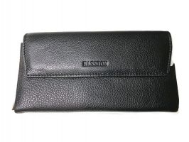 Клатч кожаный Hassion M026-260A Black_0