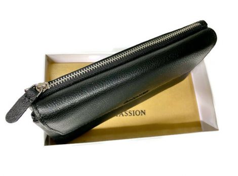 Клатч кожаный Hassion M026-260A Black