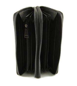 Кожаный клатч-кошелёк Philipp Plein 251 A Black