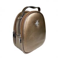Сумка-рюкзак женская кожаная Gucci 1189/989 Oid Grey
