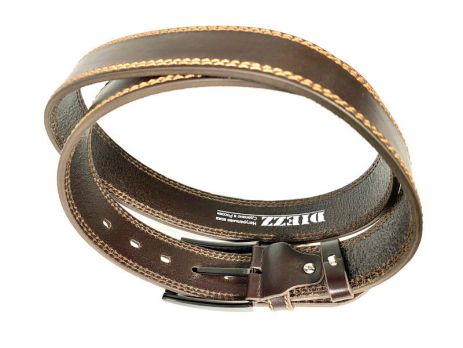 Ремень кожаный Diezz 1250 с прошивкой нитками