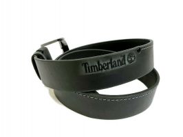 Кожаный ремень Timberland black 1295_4