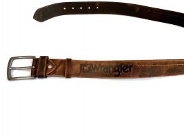 Кожаный ремень Wrangler brown 1297_5