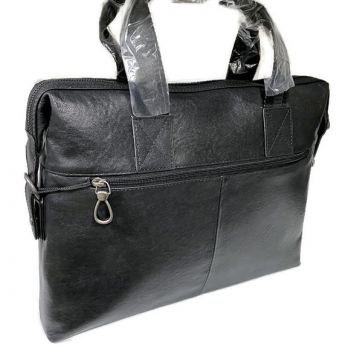 Мужская сумка деловая кожаная AJ 19-8919-3 Black