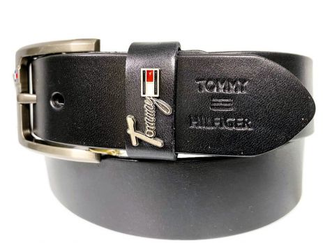 Ремень кожаный Tommy Hilfiger 1377 black
