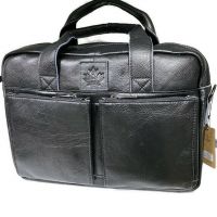 Мужская кожаная сумка портфель ZNIXS 11017 black_2