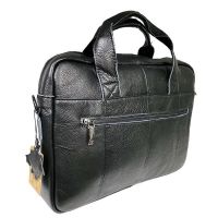 Мужская кожаная сумка портфель ZNIXS 11017 black_4