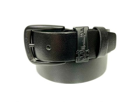 Ремень кожаный брендовый Massimo Dutti 1429 black