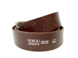 Ремень кожаный брендовый Armani 1456_4