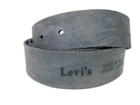 Ремень кожаный брендовый Levis 1529 black