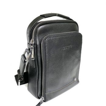 Мужская кожаная сумка Heanbag 409-2H black