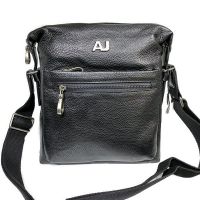 Мужская кожаная сумка AJ 8919 Black_0