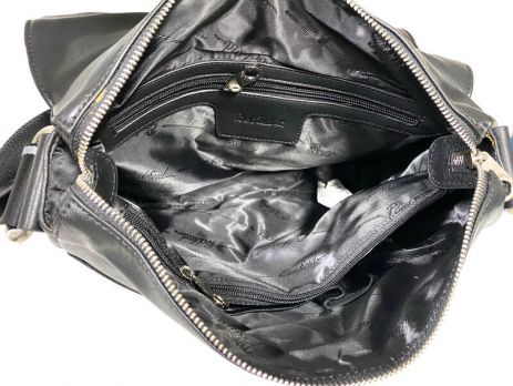 Мужская кожаная сумка Rock Feld 1694 Black