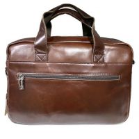 Мужская кожаная сумка портфель ZNIXS 11017 brown_4