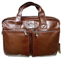 Мужская кожаная сумка портфель ZNIXS 11017 brown_0