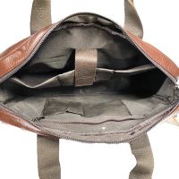 Мужская кожаная сумка портфель ZNIXS 11017 brown_3