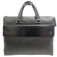 Сумка портфель мужская кожаная H-T leather 319-1 Black_0