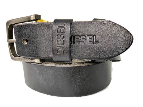 Кожаный ремень Diesel 1727 black