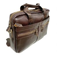 Мужской кожаный портфель сумка А4 NN 1747_1