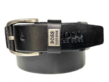 Ремень кожаный бренд Boss 1763
