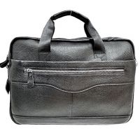 Мужской кожаный портфель сумка А4 NN 9029 Black