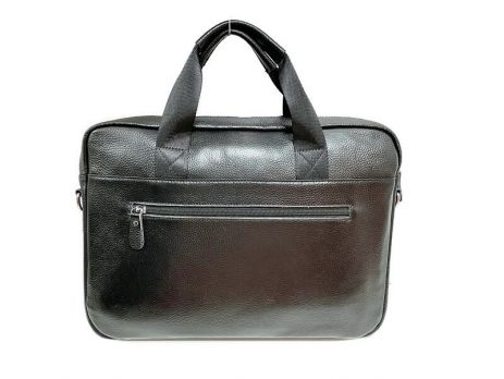 Мужской кожаный портфель сумка А4 NN 6819 black