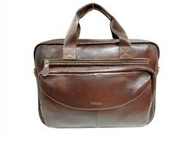 Мужской кожаный портфель сумка А4 NN 6819 brown_0