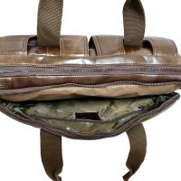 Мужская кожаная сумка портфель Fuzhiniao 714L brown_6