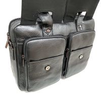 Мужская кожаная сумка портфель Fuzhiniao 714L black_2