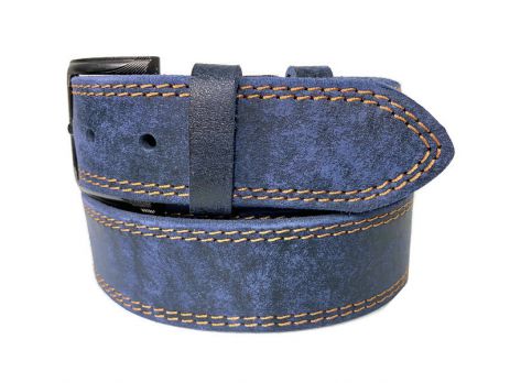 Ремень кожаный Bear 1820 vintage blue