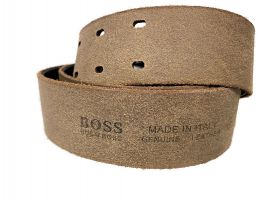 Ремень кожаный брендовый Boss 1890 brown_4
