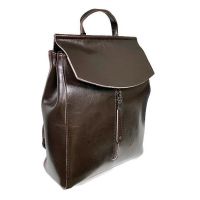 Женский кожаный рюкзак-сумка NN 3206 brown_1