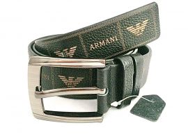 Ремень кожаный брендовый Armani 227_0