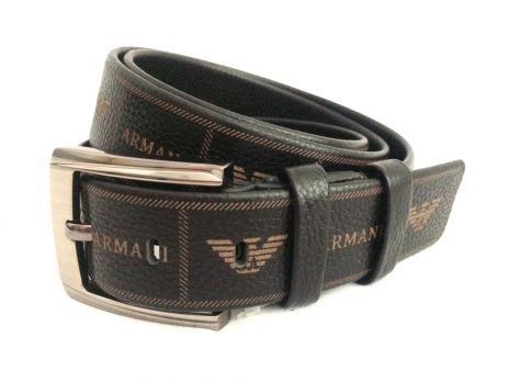 Ремень кожаный брендовый Armani 227