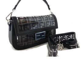 Женская сумка багет Fendi (Фенди) 1132 BLACK_0