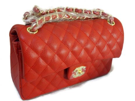 Сумка женская красная Chanel (Шанель) 9371