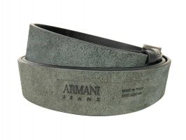 Ремень кожаный бренд Armani 2002_4