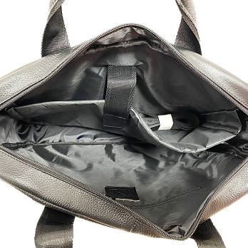 Мужская кожаная сумка портфель Tillman 66602 black