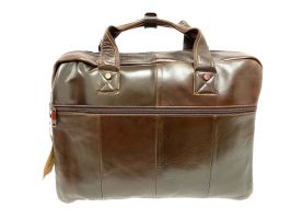 Мужская кожаная сумка портфель Tillman 66602 brown_4