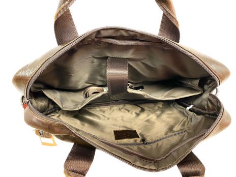 Мужская кожаная сумка портфель Tillman 66602 brown