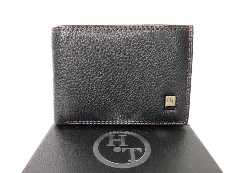 Кошелёк мужской кожаный H-T leather 168-R24 Black