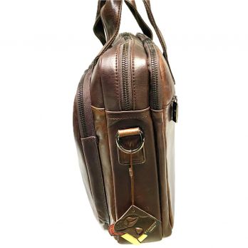 Cумка портфель кожаная Fuzhiniao 713L Brown.jpeg