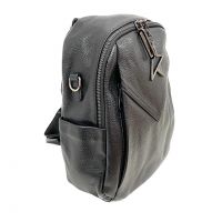 Рюкзак-сумка женский кожаный NN 1110 Black_2
