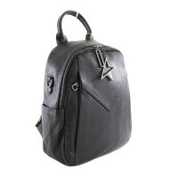 Рюкзак-сумка женский кожаный NN 1110 Black