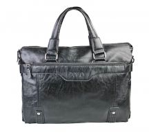 Мужская деловая сумка портфель POLO 2376 black_1