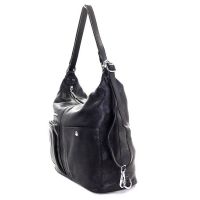 Сумка-рюкзак женская кожаная NN 900121 black_1